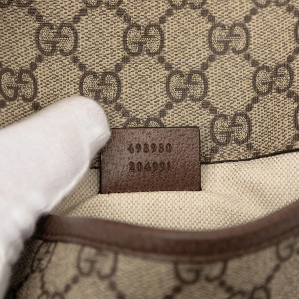 GUCCI Vintage Brown Leather Fanny Pack - Picture 6 of 6